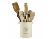 Pride of Place Cooking Tools Jar OLD CREAM (D160 x H185mm / 6.2 x 7.2")